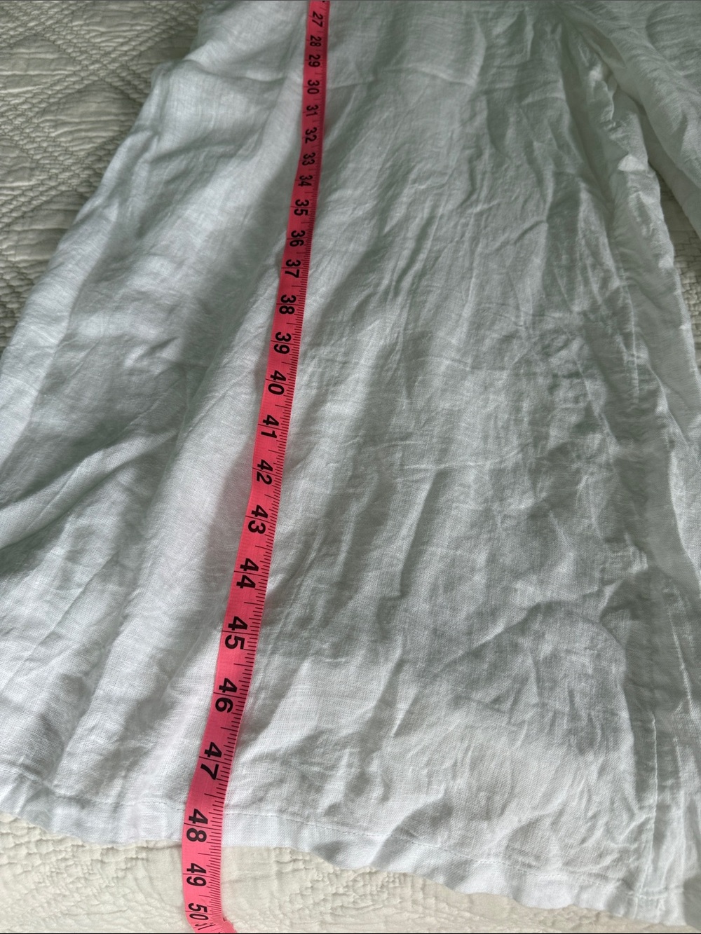 haute hippie style linen blend strappy wide leg jumpsuit Overalls Size XL White - Picture 10 of 13